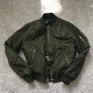 Olive Topshop Bomber Jacket